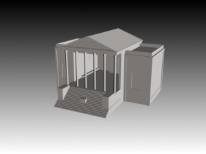 ancient temple 3D Модель