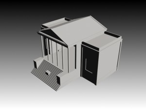 ancient temple 3D Модель
