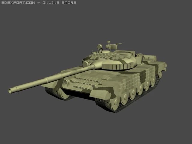 t72 3D Model .c4d .max .obj .3ds .fbx .stl .blend