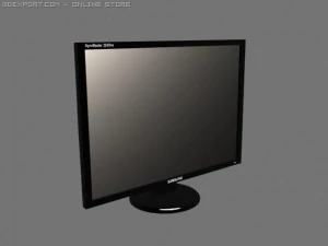 monitor 3D Model