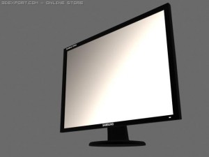 monitor 3D Model