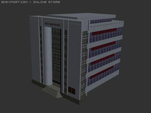 building 3D Model .c4d .max .obj .3ds .fbx .stl .blend 