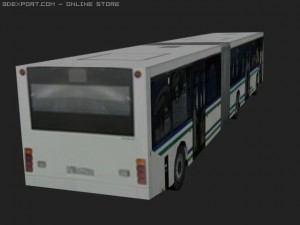 city bus 3D-Modell