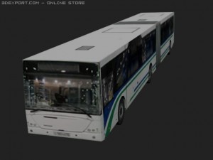 city bus 3D-Modell
