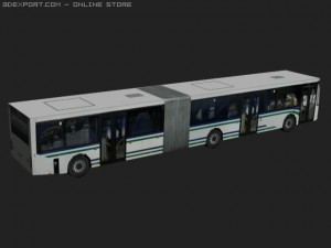 city bus 3D-Modell