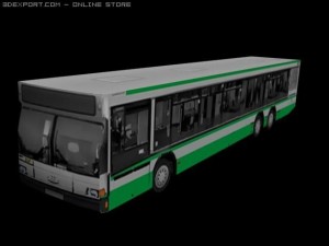 long bus 3D 모델
