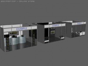trade stand 3D Модель