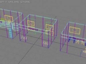 trade stand Modelo 3D