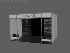 trade stand 1 3D Model