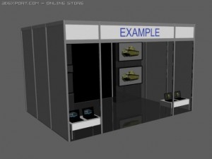 trade stand 1 3D Model