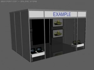 trade stand 1 3D Model