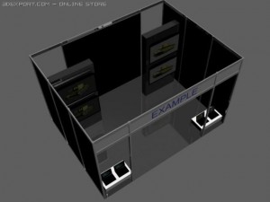 trade stand 1 3D Model