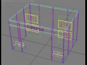 trade stand 1 3D Model