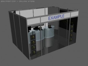 trade stand 2 3D 模型