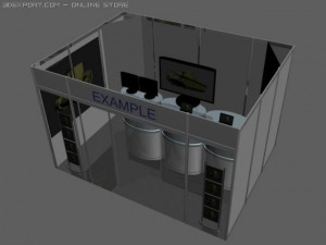 trade stand 2 3D 模型