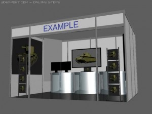 trade stand 2 3D 模型