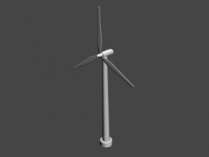wind turbine 3D Модель