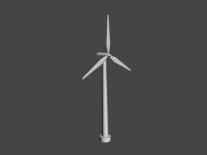 wind turbine 3D Model