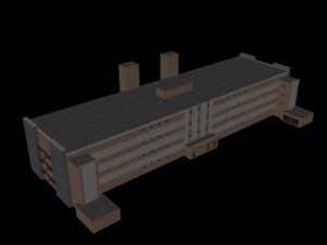 industrial building 3D Модель