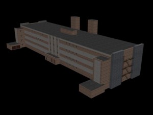 industrial building 3D Model