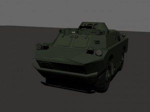 brdm2 Modèle 3D