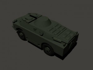 brdm2 Modèle 3D