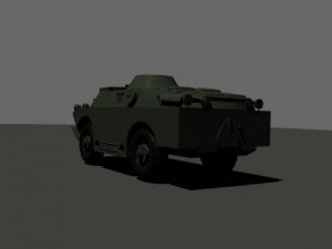 brdm2 Modèle 3D