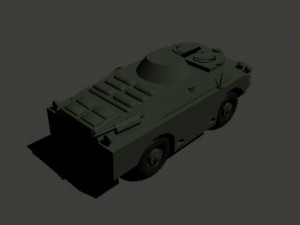 brdm2 Modèle 3D