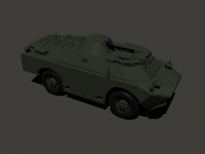 brdm2 Modèle 3D