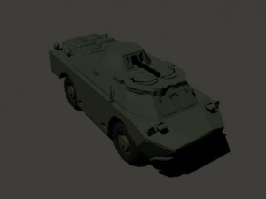 brdm2 Modèle 3D