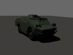 brdm2 Modèle 3D
