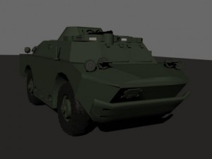 brdm2 Modèle 3D