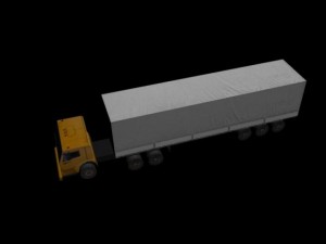 lowpoly truck 3D Model