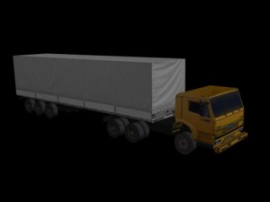 lowpoly truck 3D Model