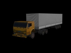 lowpoly truck 3D Model