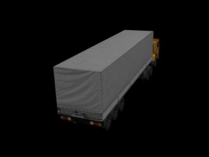 lowpoly truck 3D Model