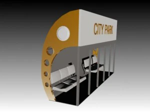 bus stop 3D Model