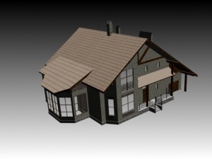 cottege Modello 3D