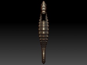 seahorse 3D 프린트 모델