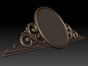 decorative mirror 3D Model