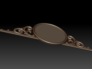 decorative mirror 3D Model