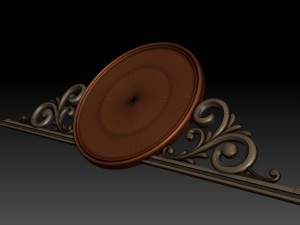 decorative mirror 3D Model