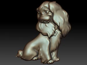 chien de dessin anim&eacute; Modèles 3D en vedette
