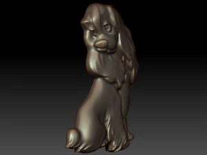 cartoon dog 3D Print Model