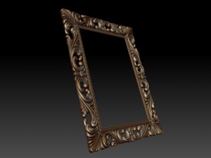 decorative frame 3 Modello 3D