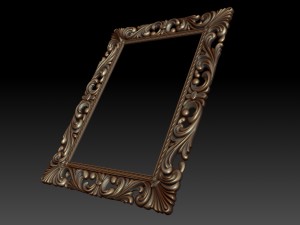 decorative frame 3 Modello 3D