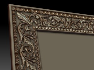 decorative frame 4 3D Model