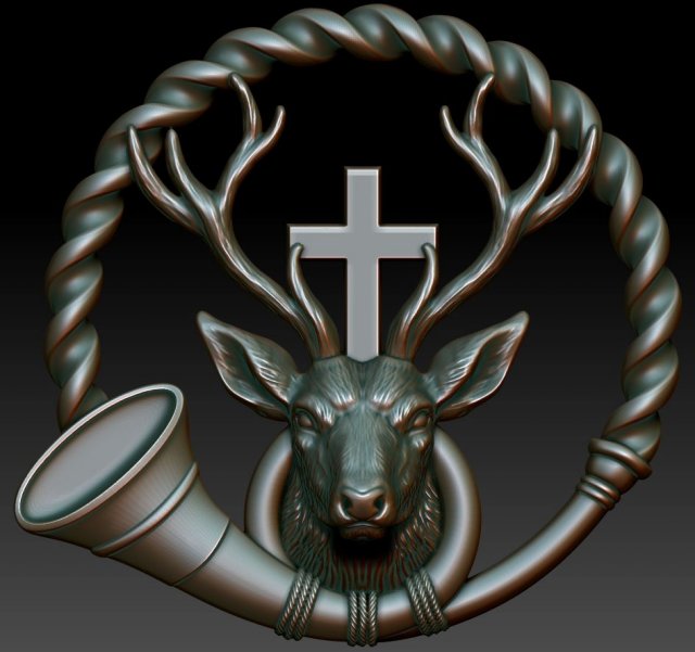 deer Model do druku 3D .c4d .max .obj .3ds .fbx .stl .blend 