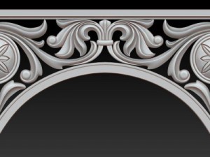 decorative arch 3D मॉडल