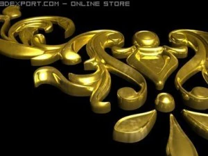 装飾要素3 3Dモデル